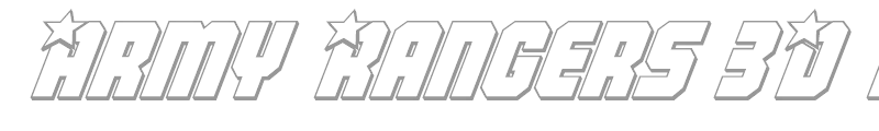 Army Rangers 3D Italic